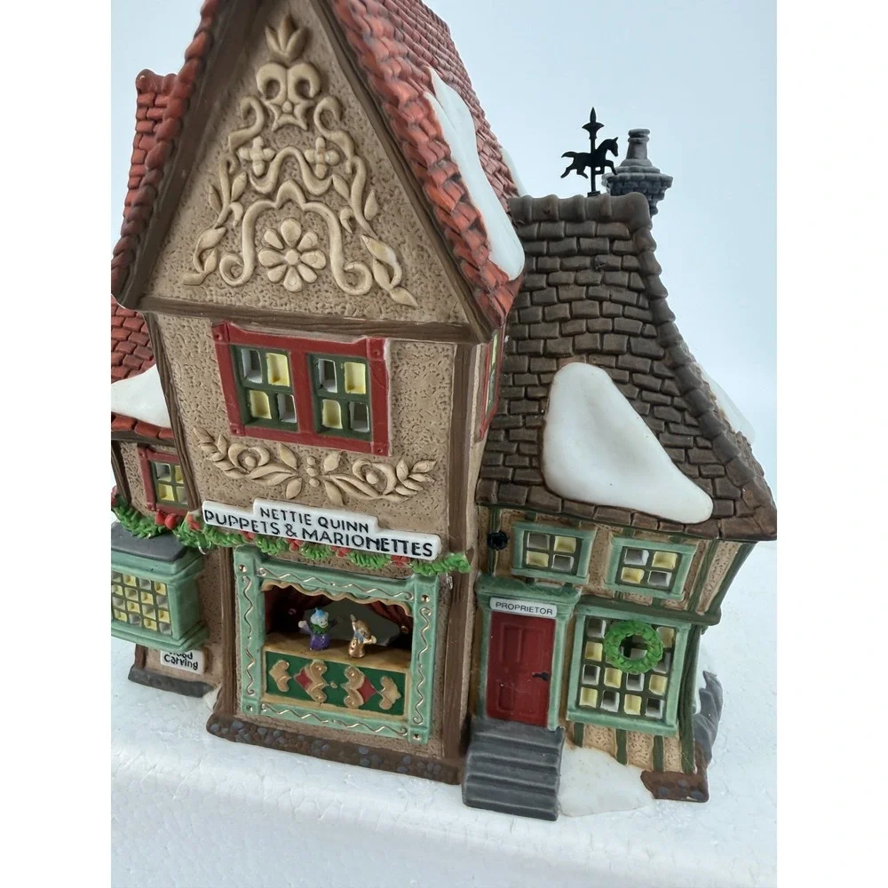 Department 56 Dickens Village Nettie Quinn Puppets & Marionettes 1996 Porcelain